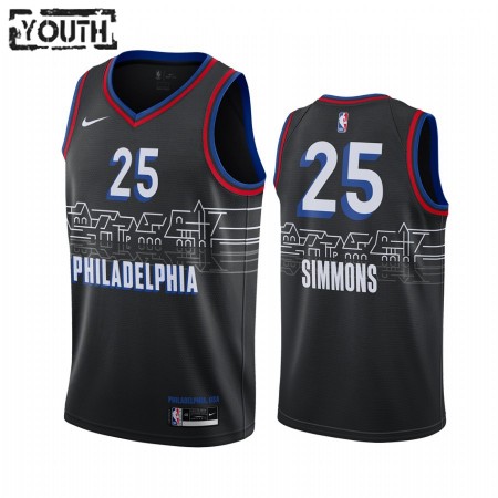 Maillot Basket Philadelphia 76ers Ben Simmons 25 2020-21 City Edition Swingman - Enfant